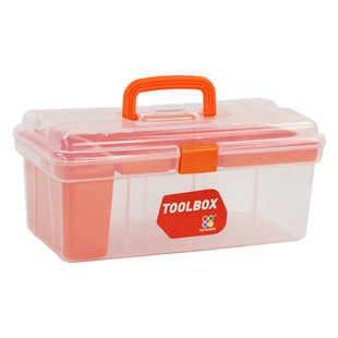 瑞美拓 加厚绘画箱 五金家用塑料工具箱 汽车后备备用箱 美术箱