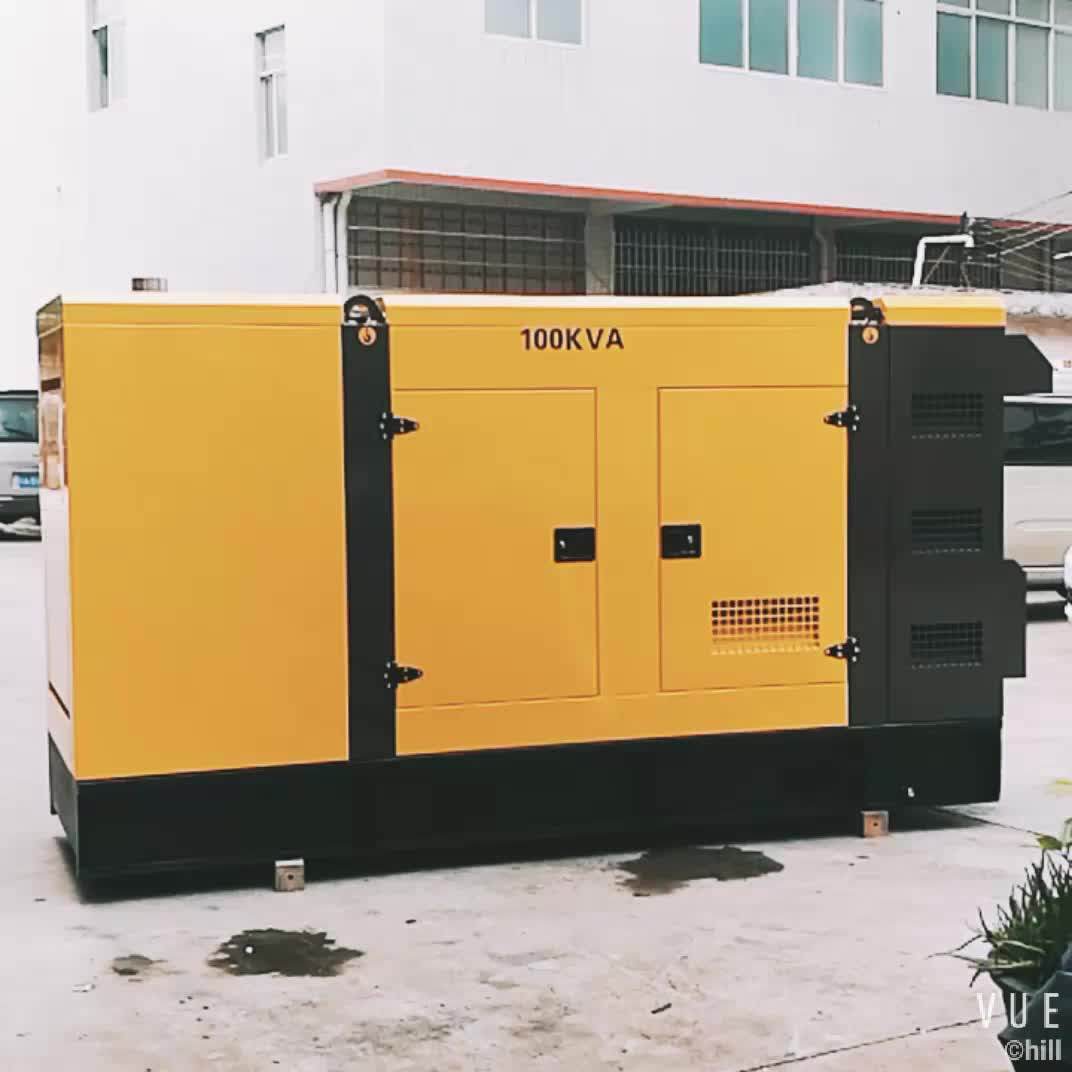 Cdc100kva Diesel Generator With Usa Engine 6bt5.9g1 Super Silent