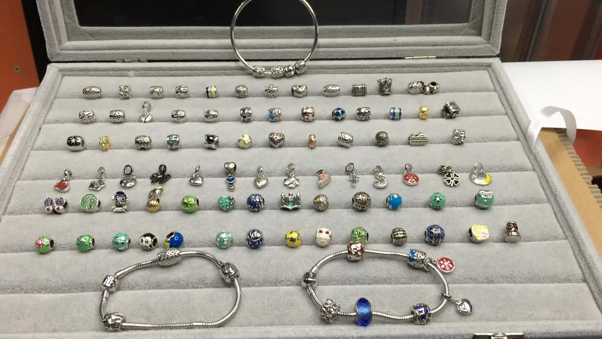 Diy Jewelry 925 Sterling Silver Dangle Charms Beads European Charms Fit Snake Chain Bracelets