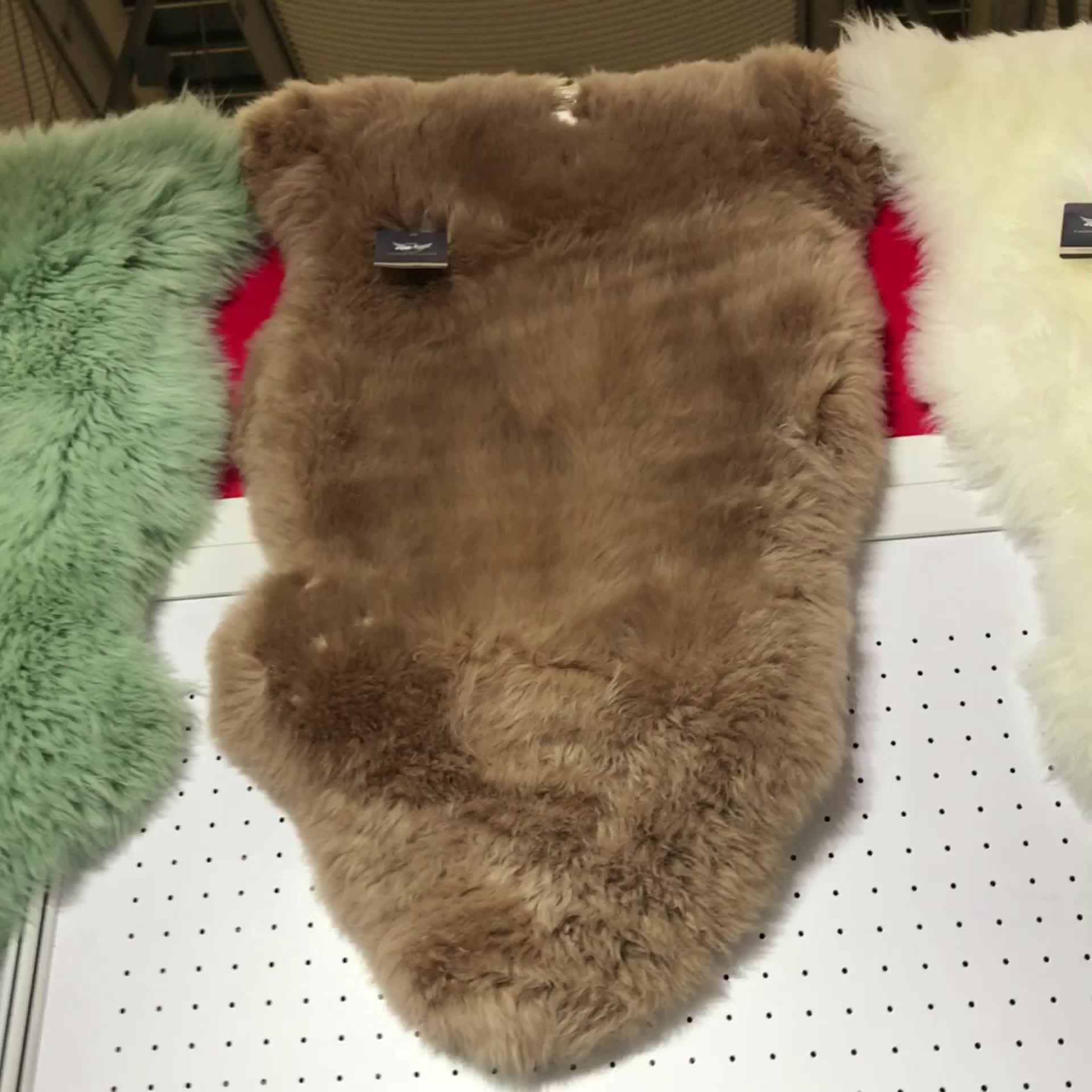 Genuine Sheepskin Rug One Pelt Red Fur 2 X 3 Buy Genuine Sheepskin