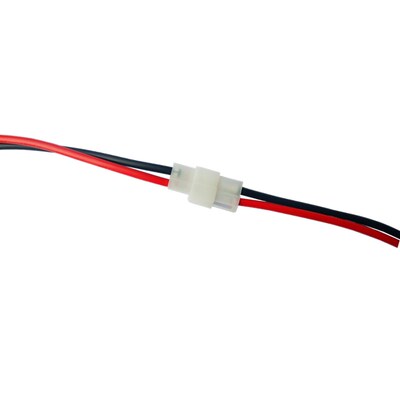 白色T插电池电源连接线