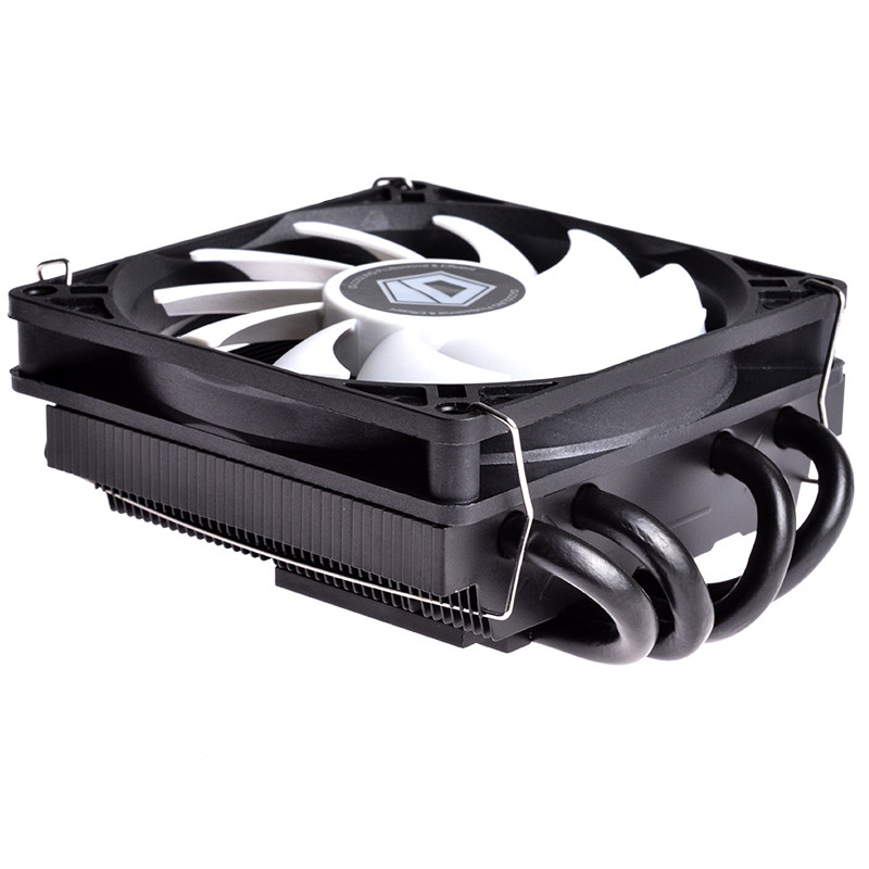 ID-COOLING IS55CPU温控风扇静音下压试ITX超薄散热器仅55mm