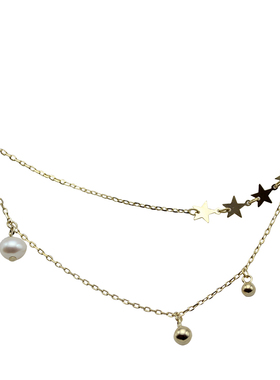 复古独特~淡水珍珠925925银双层