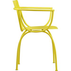 造作ZAOZUO弓椅极简意大利设计师餐椅办公椅咖啡厅户外椅洽谈椅