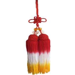 太极剑穗剑须回笼剑穗手工回头剑穗不抽丝陈氏杨氏无静电真丝包邮