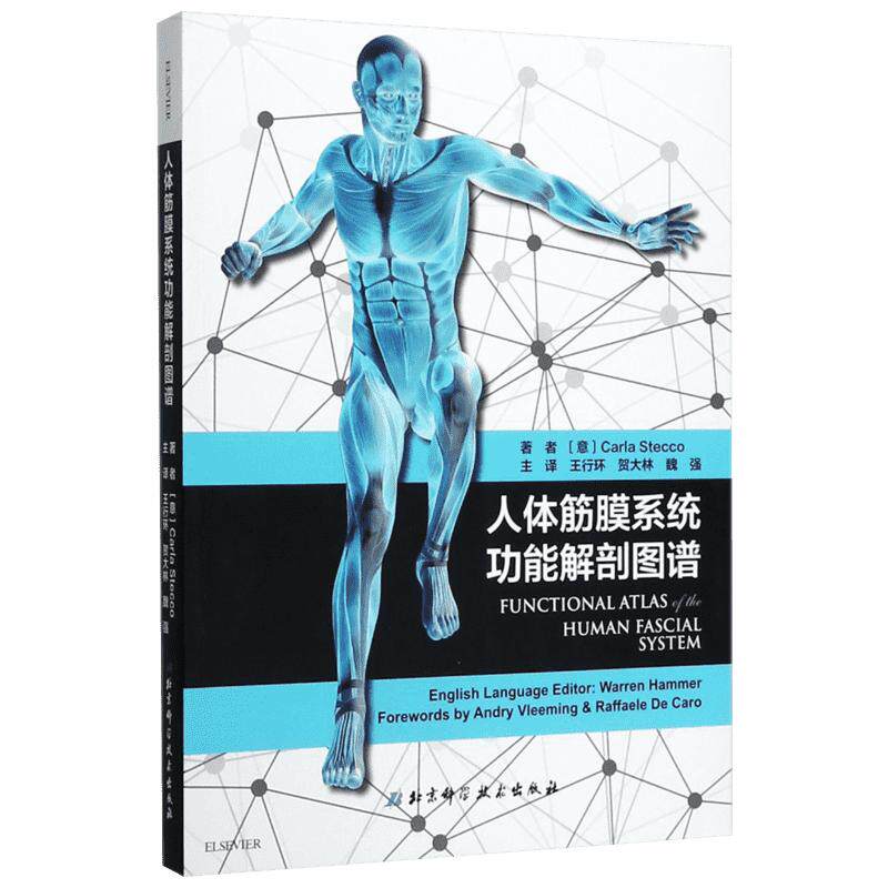 人体筋膜系统功能解剖图谱 贺大林主译 意大利引进中文简体版功能解剖学图谱书 筋膜健身书 可搭解剖列车 北京科学技术出版社 正版