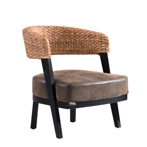 阳台休闲藤桌椅茶几组合三五件套酒店餐厅藤编天然靠背椅茶楼会所