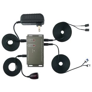 红外遥控转发器智能家居红外延长线 集中控制四台家电1接收4发射