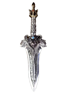 狮王十字剑型民族风格吊坠项链