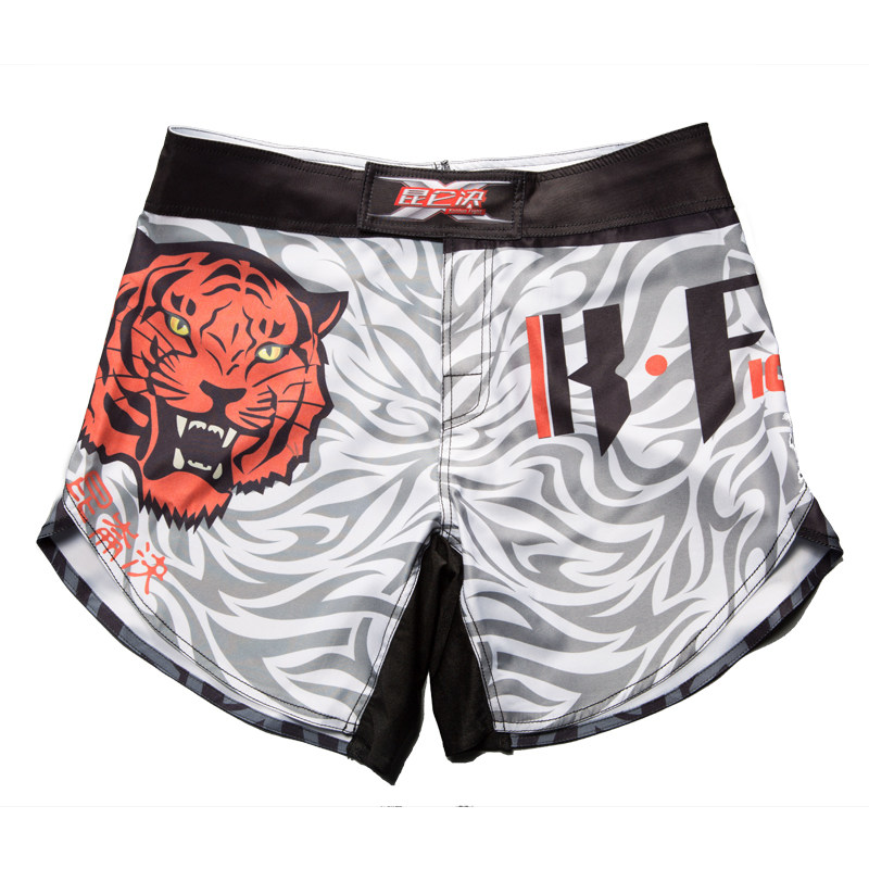 昆仑决正品透气速干MMA比赛UFC格斗泰拳博击训练健身运动短裤男式