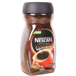雀巢巴西醇品黑咖啡200g瓶装美式提神无蔗糖速溶咖啡粉官方旗舰店