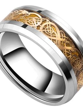 男戒指小众冷淡风高级感龙纹指环