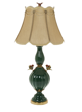 欧美轻奢风陶瓷别墅会所软装台灯