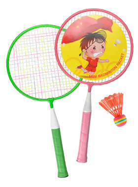 儿童羽毛球拍小学生双人小孩耐打