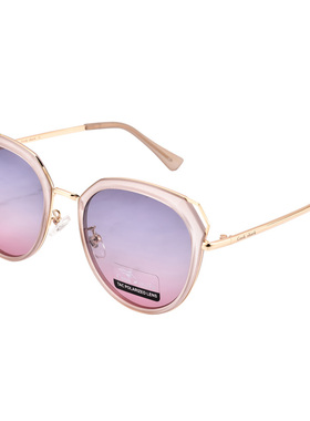 库克鲨鱼太阳镜女大框圆脸韩版