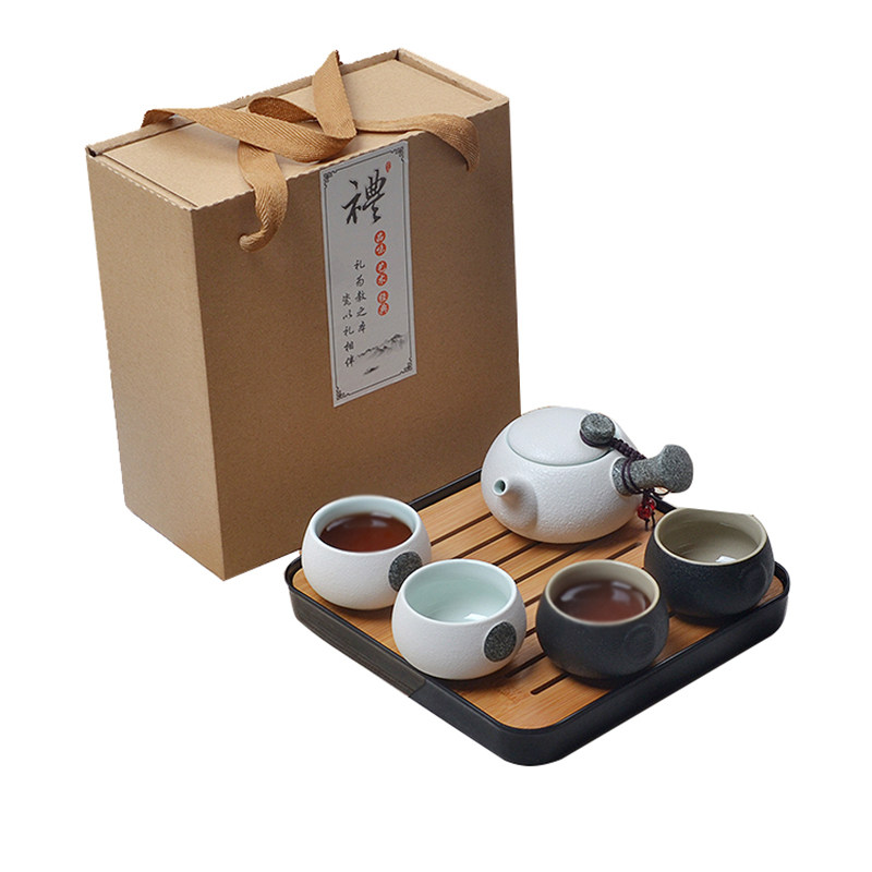 一壶两杯茶具套装家用飘逸杯酒店