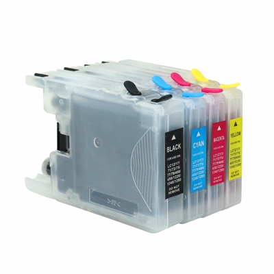 适用兄弟MFC-J430W J825DW J625DW J280w LC400BK填充墨盒小连供