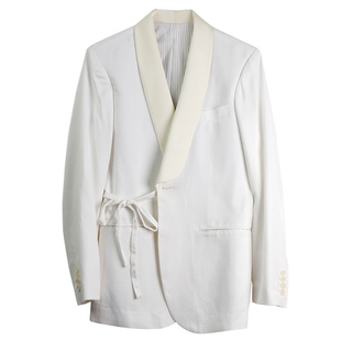 【丁程鑫同款】MIXSEVEN原创宽松高级象牙白休闲西装礼服外套男女