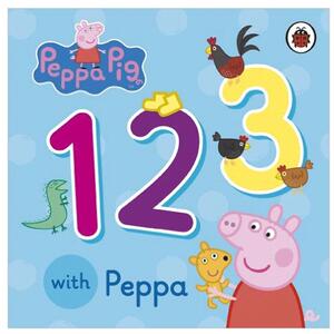 peppa pig 英文版 绘本小猪佩奇123 with Peppa 粉红猪小妹123 英文儿童绘本