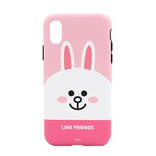 日本Line Friends布朗熊iPhoneX手机壳可妮兔8Plus苹果6全包软壳7