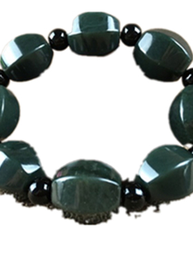 老坑青玉男女款手链