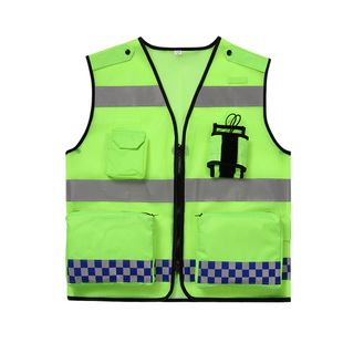 反光背心安全马甲交通高速公路机场反光衣服摩托车骑行外套定制印