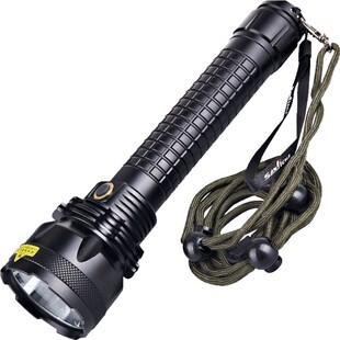 26650强光手电筒充电超亮远射超长续航户外照明黄光大功率氙气灯