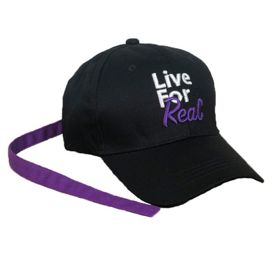 嘻哈新款街头风个性紫色鸭舌帽子