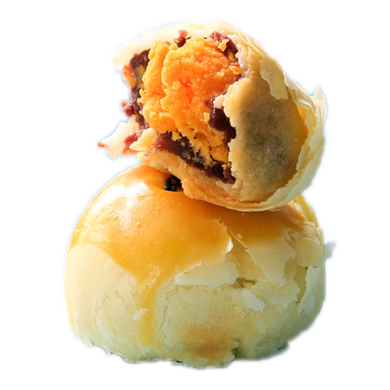 红林蛋黄酥6枚装 雪媚娘海鸭蛋手工麻薯糕点早餐网红小吃零食点心