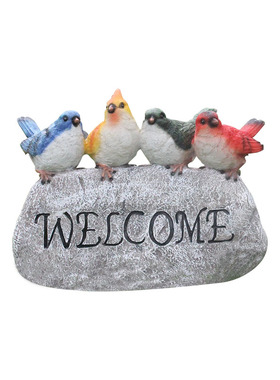 庭院园林草坪露阳台树脂欢迎牌