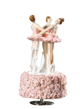 芭蕾跳舞娃娃妇女节毕业音乐盒