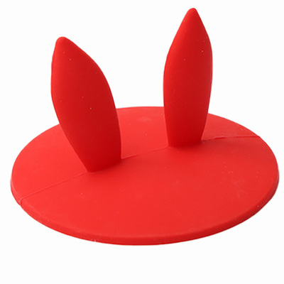 卡通硅胶茶杯水杯盖子配件通用