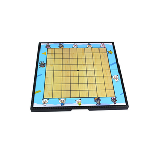 磁性卡通水晶围棋儿童初学套装便携五子棋子儿童学生益智黑白棋子