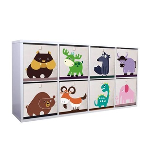 可比熊定制书柜书架子儿童玩具收纳柜子储物柜幼儿园格子柜置物柜