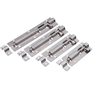 明装门插销不锈钢加厚加长木门明装插销门拴门扣加宽加厚门牛门栓