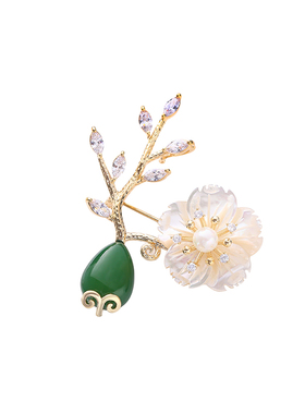 特别特别高档的胸花女贝壳花朵
