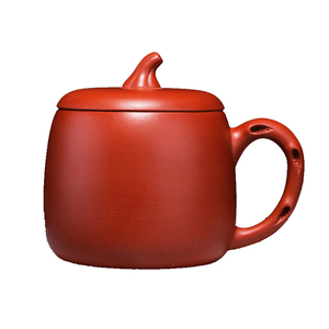 宜兴紫砂杯 名家全手工朱泥紫砂高档办公泡茶陶瓷杯自产自销正品