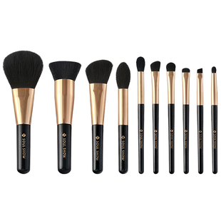 淑儿秀黑色星空纳米纤维毛化妆刷礼盒高端专业套装送女友礼物