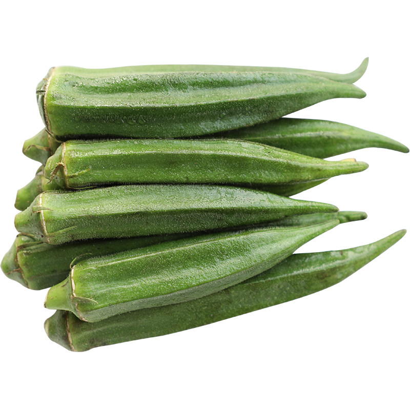 黄秋葵500g新鲜现摘