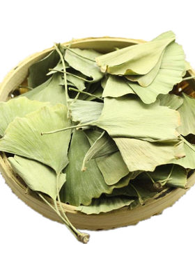 干银杏叶 中药材特级干银杏叶粉银杏叶茶500克散装包邮可粉甜菊叶