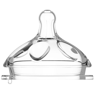 咕咕超宽口径硅胶奶嘴防胀气超软仿真母乳实感婴儿奶瓶宝宝新生儿