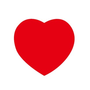 8cm大号可写字爱心贴纸 心形衣服表演分组贴纸 分类标记彩色贴纸