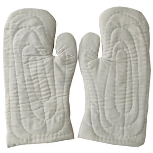 帆布手套加棉加厚隔热耐磨烤箱微波炉锅炉房烘焙棉巴掌手闷子劳保