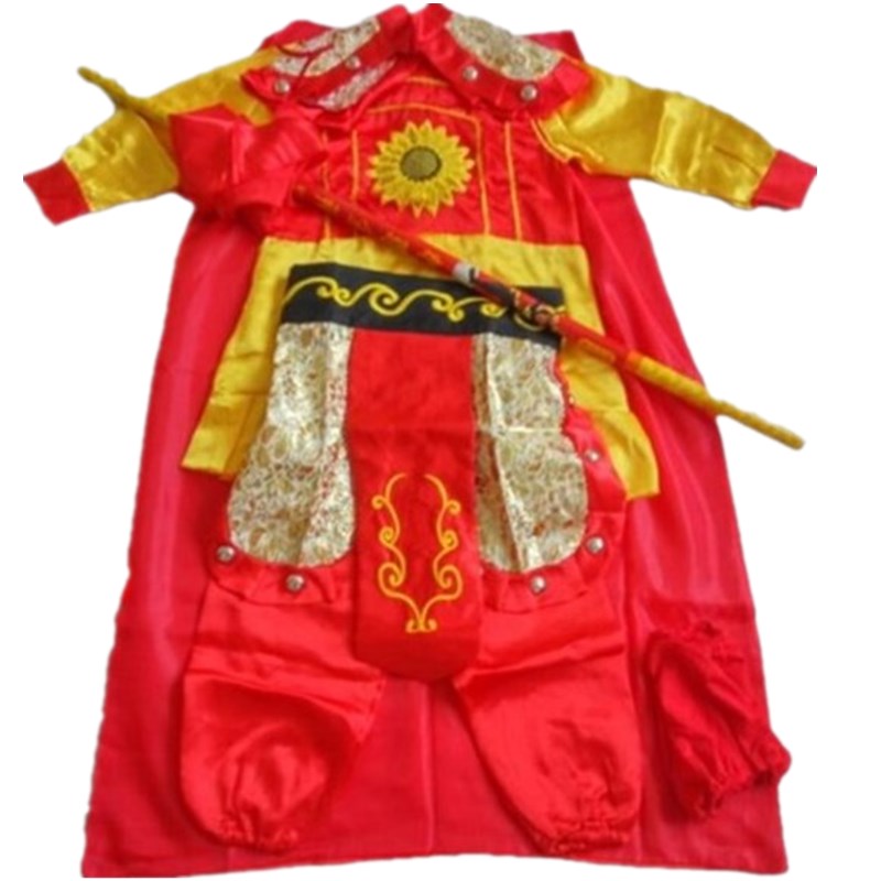圣诞节儿童孙悟空衣服齐天大圣套装美猴王表演服成人西游记演出服