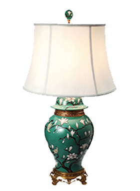 新中式风陶瓷手绘别墅会所纸巾盒