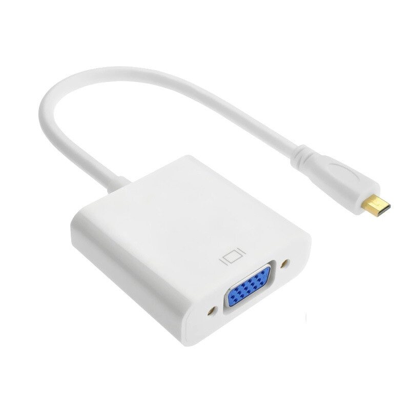 联想小新Air13 Yoga700 710s Micro HDMI转VGA线转换器投影显示器