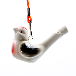 儿童口哨水鸟陶瓷批鸟叫发十二生肖水哨子玩具手绘小鸟水吹哨套装