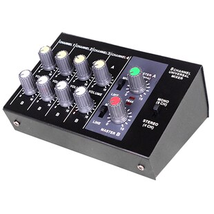 专业四路混音器八路话筒乐器扩展器麦克风分支集线器小型调音台