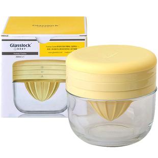 Glasslock宝宝辅食研磨器食物水果泥研磨碗手动玻璃辅食工具套装