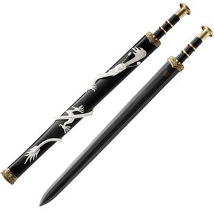 龙泉古越剑铺宝剑 郑国荣 陨铁陨石剑中华神剑汉剑精品收藏未开刃